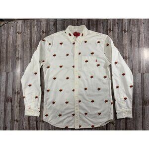 Supreme F/W 2017 Sacred Hearts Oxford Shirt (White) Size L NWT